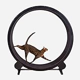 SSYFC Katzenlaufband Riesenrad Haustiermöbel, Katzenübungsrad Katzenkletterhaus Laufen Spinnspielzeug für Katzen Fitness Gewichtsverlust Spielzeug