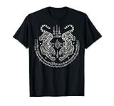 Sak Yant Thai Tattoo Twin Tiger Muay Thai T-S