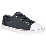 Shoes for Crews M31165-43/9 MOZO GRIND Rutschhemmende Canvas-Sneaker, Herren, Größe 43 EU, SCHWARZ/Weiß