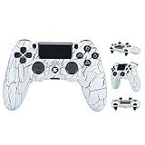 Wireless Controller für P-S-4, Bluetooth Gamepad Controller mit Dual Vibration Shock, Turbo und Audio-Buchse Joystick Controller für PS4