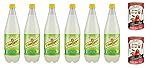 6x Schweppes limone Zitrone Lemonade PET 1 Lt erfrischend + Italian Gourmet 100% italienische geschälte Tomaten dosen 2x 400g