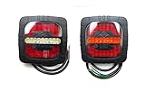 MelTruck® 2- und 3-funktionale LED-Rückleuchten für Anhänger Traktor Schlepper Bagger NEU