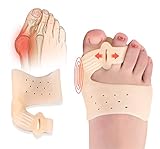 Ballenzeh-Korrektor Zehenspreizer, Bunion Reliever, Big Toe Schmerzlinderung, orthopädischer Hallux Valgus überlappender Korrekturschutz, Bunion Relief Kissen für Frauen & M