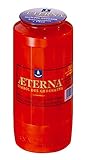 20 Stück Grablicht-Kerzen, rot 15x6,5 cm - 3781 - Brenndauer ca. 7 Tage – Öllicht für Grablaternen - Aeterna Grabkerzen …