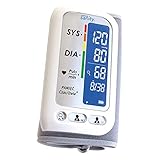 Sanity Blutdruckmessgerät Smart Cardio - ohne Kabel - Oberarm - 2 Benutzer - Li-Polymer-Akku - Display mit Hintergrundbeleuchtung - Manschette 22-42 cm - elegantes E