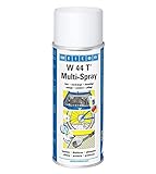 WEICON W 44 T Multi-Spray 400 ml | Multifunktionsöl | 1 Spray, 5 Funktionen | Kriechöl, Rostlöser, Korrosionsschutz, Schmiermittel, Pflegespray