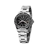 Marathon Armbanduhr WW194007BRACE-NGM Tsar Swiss Made Military Issue Milspec Diver Quarz Uhr mit Tritium-Beleuchtung (41 mm, Edelstahl-Armband, keine Regierungsmarkierungen)