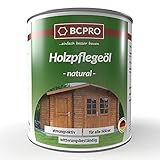 BCPRO Holzpflegeöl natural, Holzöl, Holzlasur (2,5L, teak)