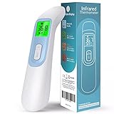 Infrarot-Digital-Thermometer, Babykörpermessung, Stirn-Ohr Berührungslose Temperaturzähler, Für Körperfieber, Kinder, Gesundheitswesen, Erw