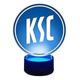 Karlsruher SC Fanartikel KSC LED Nachtlicht Lamp