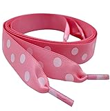 My Ribbon Laces™ Schnürsenkel, gepunktet, 65 cm, flach, für Turnschuhe, Stiefel und S
