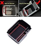 Xinshuo Mittelkonsole Armlehne Aufbewahrungsbox Handschuhfach Organizer Tablett für 2016 2017 2018 Golf 7 R GTD GTI GTE Golf V