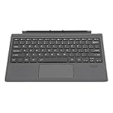ASHATA Kabellose Tastatur mit Touchpad, Wiederaufladbarer Schlafmodus Schlanke, Leichte Tragbare Tastatur, Robust, Langlebig, Stabil, für Computer, Laptop, für Reisen auf R