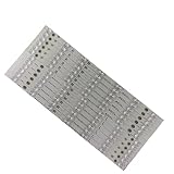 JUSTWEIXING 12. Stck/einstellen LED Hintergrundbeleuchtungsstreifen TX-48AS640B TX-48AX630B TX-48AX630E TX-48AXW634 480TV05 480TV06 V2 R L Kompatibel for Panasonic. H