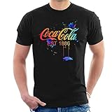 Coca-Cola Colour Paint Spatter Men's T-S