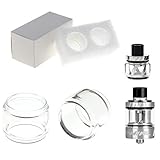 Ersatzglas 2x Stück kompatibel mit Uwell WHIRL 22mm Tank 4ml (Bulb) Tank Glas Pyrex Glass Tube Glastank