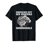 Odin Nordische Mythologie Gott der Ungeduld Arbeit Wikinger T-S