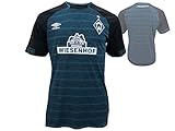 UMBRO Herren Werder Bremen Away SS Jersey, schwarz, S
