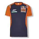 Red Bull KTM Official Teamline T-Shirt, Blau Herren Small T-Shirt, KTM Racing Team Original Bekleidung & M