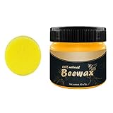 Hainice Möbel Polieren Beewax Holzboden Reinigung Wachs mit Schwamm für Tische Schränke Pflege Schreibw