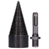 Folany Holzspalter-Bit, Starke Kompatibilität zum Hacken von Holzkegeln Professional zum Hacken von Holz(Square Handle)