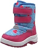 Playshoes Unisex Kinder Girls Snow Boots Velcro Hearts Schneestiefel, Türkis (Türkis 15), 26/27 EU