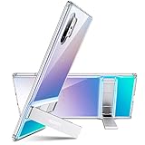 ESR Ständer Hülle kompatibel mit Samsung Galaxy Note 10 Plus Hülle - Flexible TPU Handyhülle - Schutzhülle mit Vertikalem und Horizontalem Metallständer für Note 10+/5G