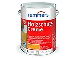 Remmers Holzschutz-Creme kiefer, 5 Liter, Profi-Holzschutz in Cremeform, dekorative Premium Holzlasur für aussen, 3facher Holzschutz mit Imprägnierung + Grundierung + L