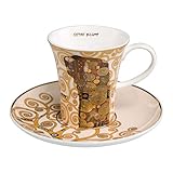 Goebel - Die Erfüllung - Espressotasse mit Untertasse - Bone China Porzellan - Gustav Klimt - 0,1