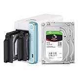 QNAP 2 Bay Home NAS mit 4 TB Speicherkapazität, vorkonfiguriertes RAID 1 Seagate IronWolf Drives Bundle, 1 GbE Ports (TS-251D-4G-24R-US)