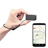 mini gps tracker auto mit free app klein locator fahrrad anti-thief echtzeit tracking für kinder hund taschen brieftasche schulranzen schw