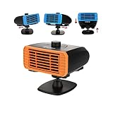 Auto Scheibenenteiser mit Lüfter 12V/24V Auto Heizungslüfter 150W/260W Auto Windschutzscheiben-Heizung schnelle Heizung Entfroster 360° drehbarer Auto-Demister-Heizung