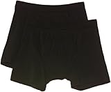 Fruit of the Loom Herren 170267 Boxershorts, Blickdicht, Schwarz (36 schwarz), 5 (M) (2er Pack)