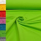 MAGAM-Stoffe Hanno French Terry Uni Sweat Stoff Oeko-Tex Meterware 50cm (08. Grün)