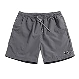 PPangUDing Shorts Herren Elastic Sommer Einfarbig Atmungsaktiv Schnell Trocknend mit Tunnelzug Dünn Kurze Hose Gummiband Bermuda Sweatpant Laufshorts Badeshorts Trainingshose Sporthose S