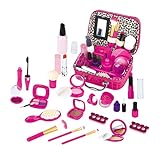 22 Stück Kinder Make-up Toy Kit für Mädchen, ungiftiges & waschbares Kinderschminke Geschenk Set, Rollenspiel Geburtstagsgeschenk Kinderschminke Koffer Mädchen Kosmetik Spielzeug