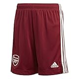 adidas Kinder Arsenal FC Away Short 2020/21, Noble Maroon/Cloud White, 164