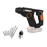 WORX 18V (20V Cordless 1.5Kg Rotary Hammer Drill-Body Only WX394.91 18 V (20 V max) Akku-Bohrhammer 1,5 kg – nur G