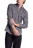 eterna Langarm Hemd Slim Fit Flanell Bedruck