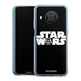 DeinDesign Silikon Hülle kompatibel mit Nokia X 10 Case transparent Handyhülle Darth Vader Star Wars Log