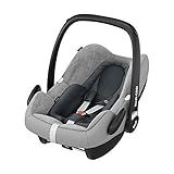 Maxi-Cosi Sommerbezug, passend für Maxi-Cosi Babyschalen Rock, Pebble Plus und Pebble Pro, Schonbezug für den Kinder Autositz, der ideale Bezug für die warmen Sommertage, fresh grey