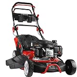 Rasenmäher mit Verbrennungsmotor, Benzin, 4-Takt, 6 PS, 139 cc, Loncin, selbstfahrend, Schnittfläche von 48