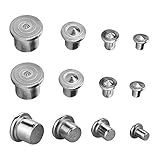 AFASOES 12 Stück Zentrierspitzen Dübelfix Dübelloch Bohrschablone Holzdübel Set Tenon Bit Dübel Zentrierstift Dübelspitzen Dübelmarkierer Dübelstift für Holzbearbeitung Positionieren 6/8/10/12