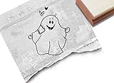 Stempel GEIST Halloween Gespenst - Kinderstempel Bildstempel Kita Kinderzimmer Schule Basteln Scrapbooking Geschenk für Kinder - zAcheR-fineT