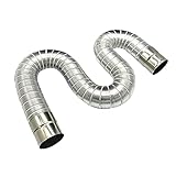 XIAOFANG Feuerfeste Gas Wasser heizung Edelstahl 60-150mm Aluminium Starke universelles auspuffwagen Inhalt Rohr verlängert schlauchlänge (Color : Diameter 10cm)