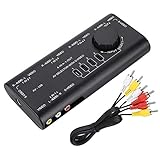 Socobeta Wear 4 In 1 Out AV RCA Switch Box 4-Wege-Splitter für Audio-V