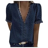 HHOP Sweatshirt Damen Angebot Damen Pullover Langarm Tunika Ausschnitt Oberteil sexy tie dye Tshirt Damen Bluse Glitzer Tshirt Damen Gudrun sjöden Damenmode Sweatshirts für D