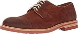 Crosby Square Herren Schuh Hopkins Cap Toe Suede Buck.Klassische Schnürung mit Mini Lug EVA Gummisohle, Braun (braun), 47 EU