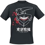 Tokyo Ghoul Kaneki Mask T-Shirt schwarz S