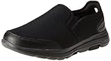 Skechers GO Walk 5 DELCO Slipper in Übergrößen Schwarz 216013 BKCC große Herrenschuhe, Größe:46